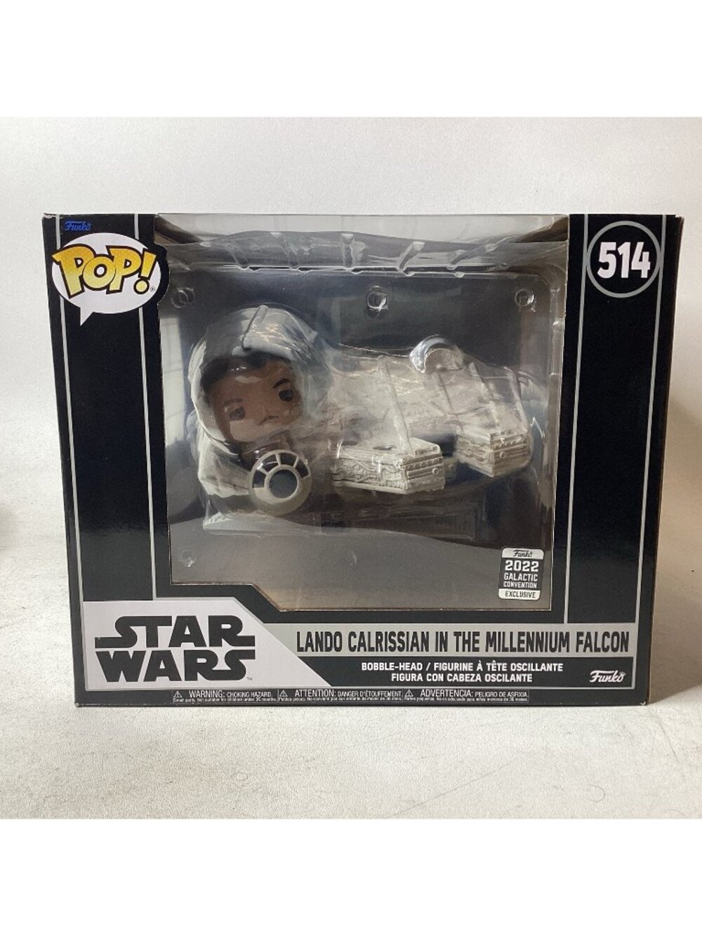 Funko Pop! Star Wars Galactic Convention 2022 Lando Millennium Falcon #514